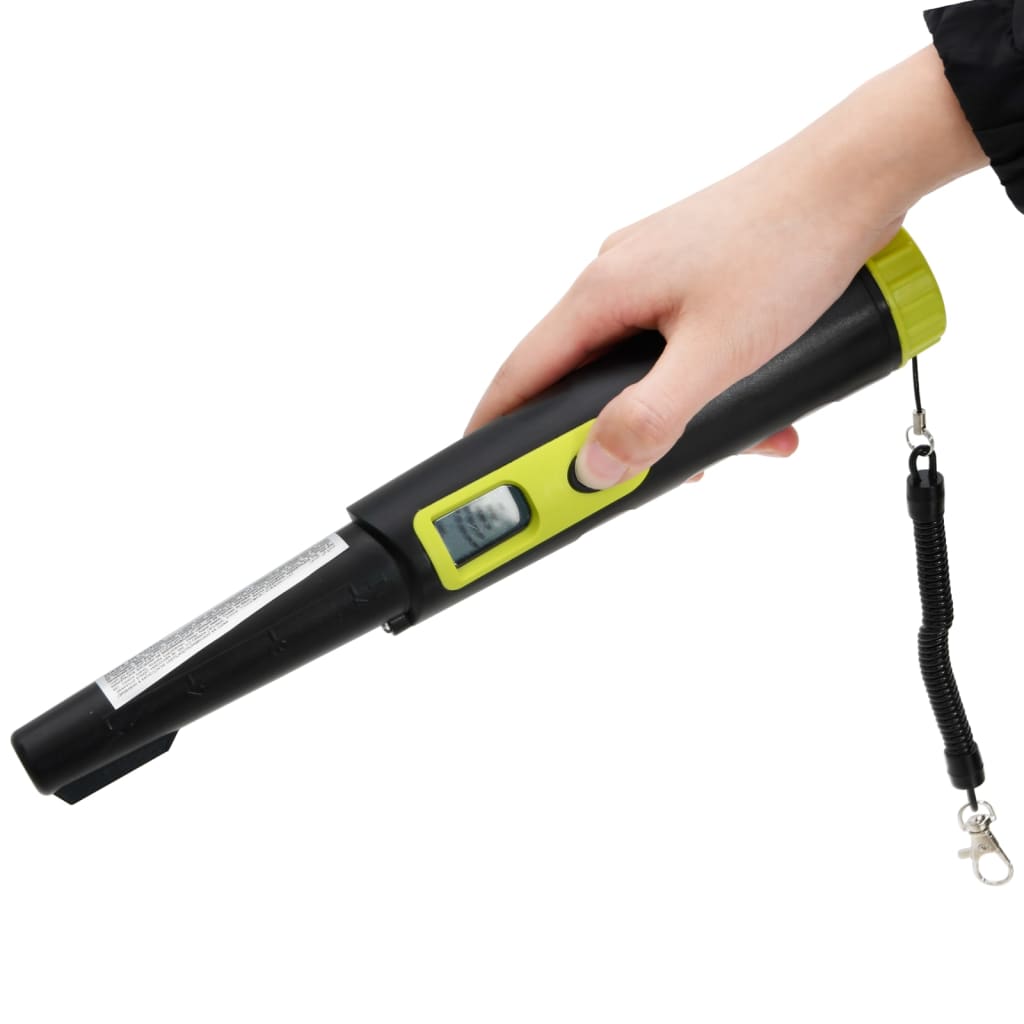 Ανιχνευτής Μετάλλων Pinpointer με Οθόνη LCD Μαύρος και Κίτρινος