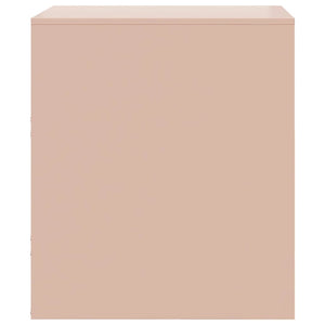 Κομοδίνο Ροζ 34,5 x 39 x 44 εκ. από Χάλυβα
