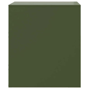 Κομοδίνα 2 τεμ. Πράσινο 34,5 x 39 x 44 εκ. από Χάλυβα