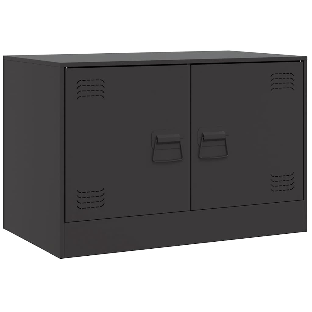 Έπιπλο Τηλεόρασης Μαύρο 67x39x44 εκ. από Χάλυβα