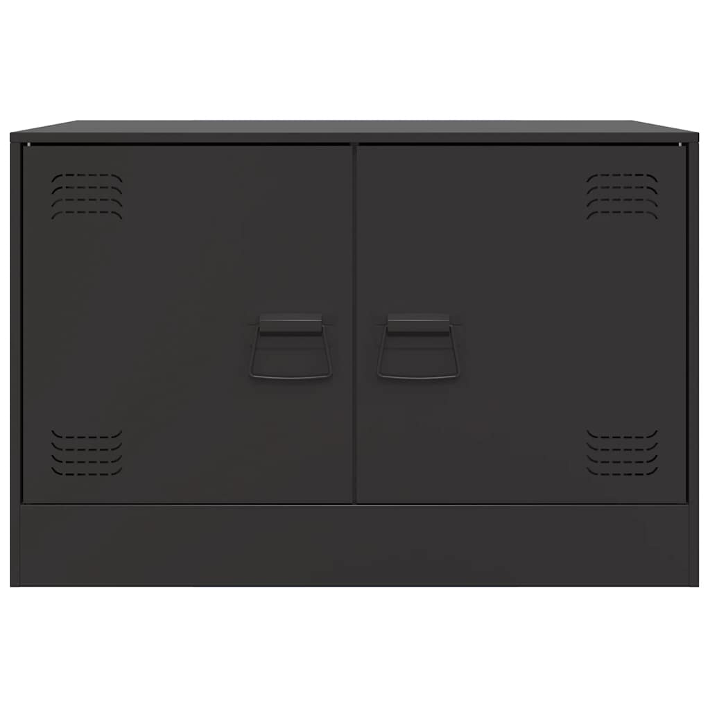 Έπιπλο Τηλεόρασης Μαύρο 67x39x44 εκ. από Χάλυβα
