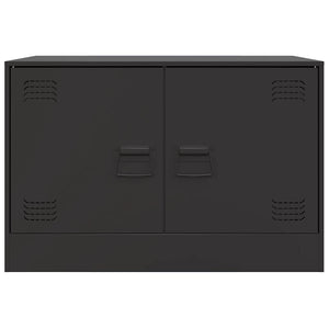 Έπιπλο Τηλεόρασης Μαύρο 67x39x44 εκ. από Χάλυβα