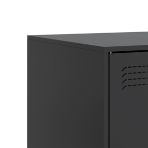 Έπιπλο Τηλεόρασης Μαύρο 67x39x44 εκ. από Χάλυβα