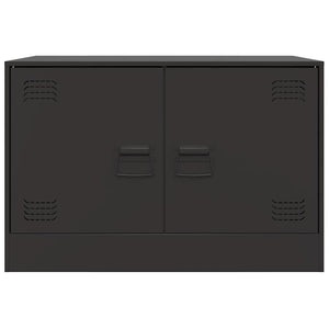 Έπιπλα Τηλεόρασης 2 τεμ. Μαύρο 67 x 39 x 44 εκ. από Χάλυβα