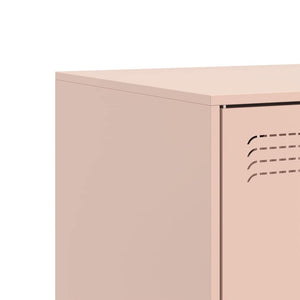 Έπιπλα Τηλεόρασης 2 τεμ. Ροζ 67 x 39 x 44 εκ. από Χάλυβα