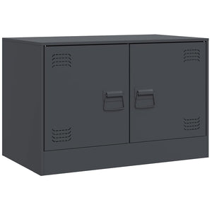 Έπιπλα Τηλεόρασης 2 τεμ. Ανθρακί 67 x 39 x 44 εκ. από Χάλυβα
