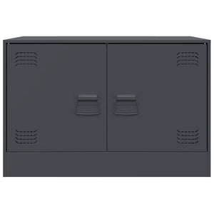 Έπιπλα Τηλεόρασης 2 τεμ. Ανθρακί 67 x 39 x 44 εκ. από Χάλυβα
