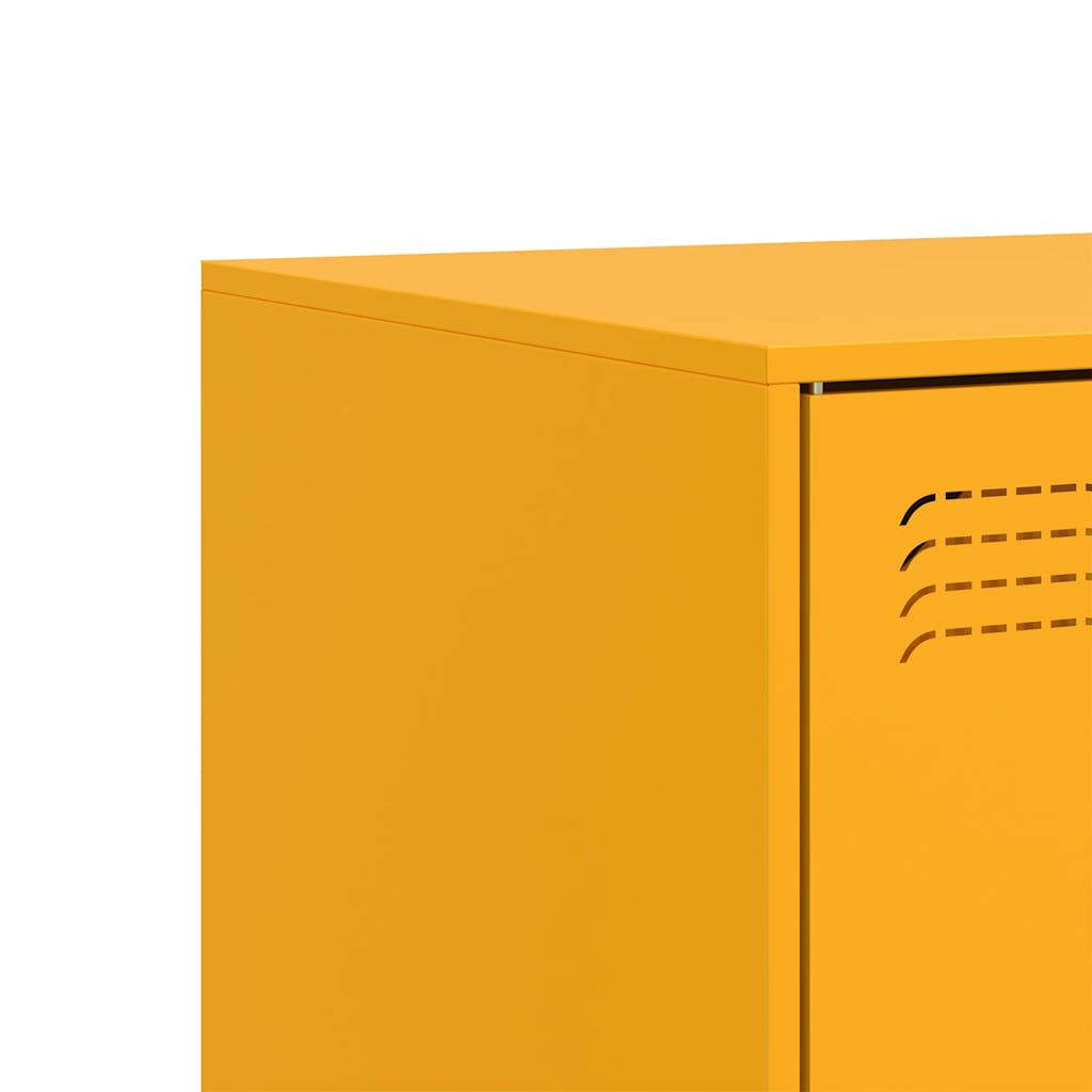 Έπιπλο Τηλεόρασης Μουσταρδί Κίτρινο 67x39x44 εκ. από Ατσάλι - Pakobazaar