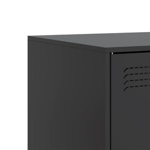 Έπιπλο Τηλεόρασης Μαύρο 99x39x44 εκ. από Ατσάλι - Pakobazaar