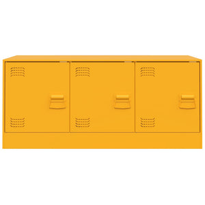 Έπιπλο Τηλεόρασης Μουσταρδί Κίτρινο 99x39x44 εκ. από Ατσάλι