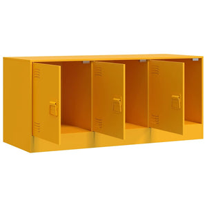 Έπιπλο Τηλεόρασης Μουσταρδί Κίτρινο 99x39x44 εκ. από Ατσάλι