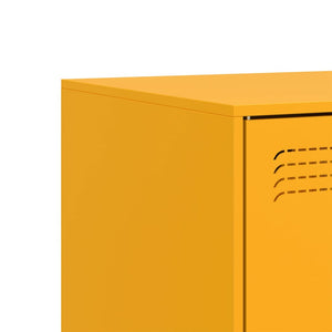 Έπιπλο Τηλεόρασης Μουσταρδί Κίτρινο 99x39x44 εκ. από Ατσάλι