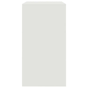 Μπουφές Λευκός 67x39x73 εκ. από Ατσάλι