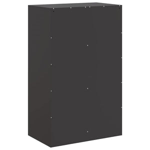 Ντουλάπι Μαύρο 67x39x107 εκ. από Ατσάλι