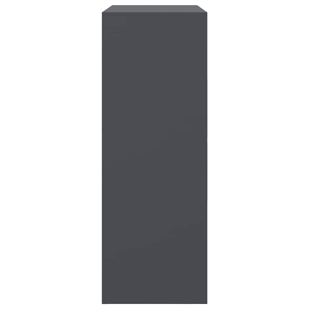 Μπουφές Ανθρακί 67x39x107 εκ. από Ατσάλι