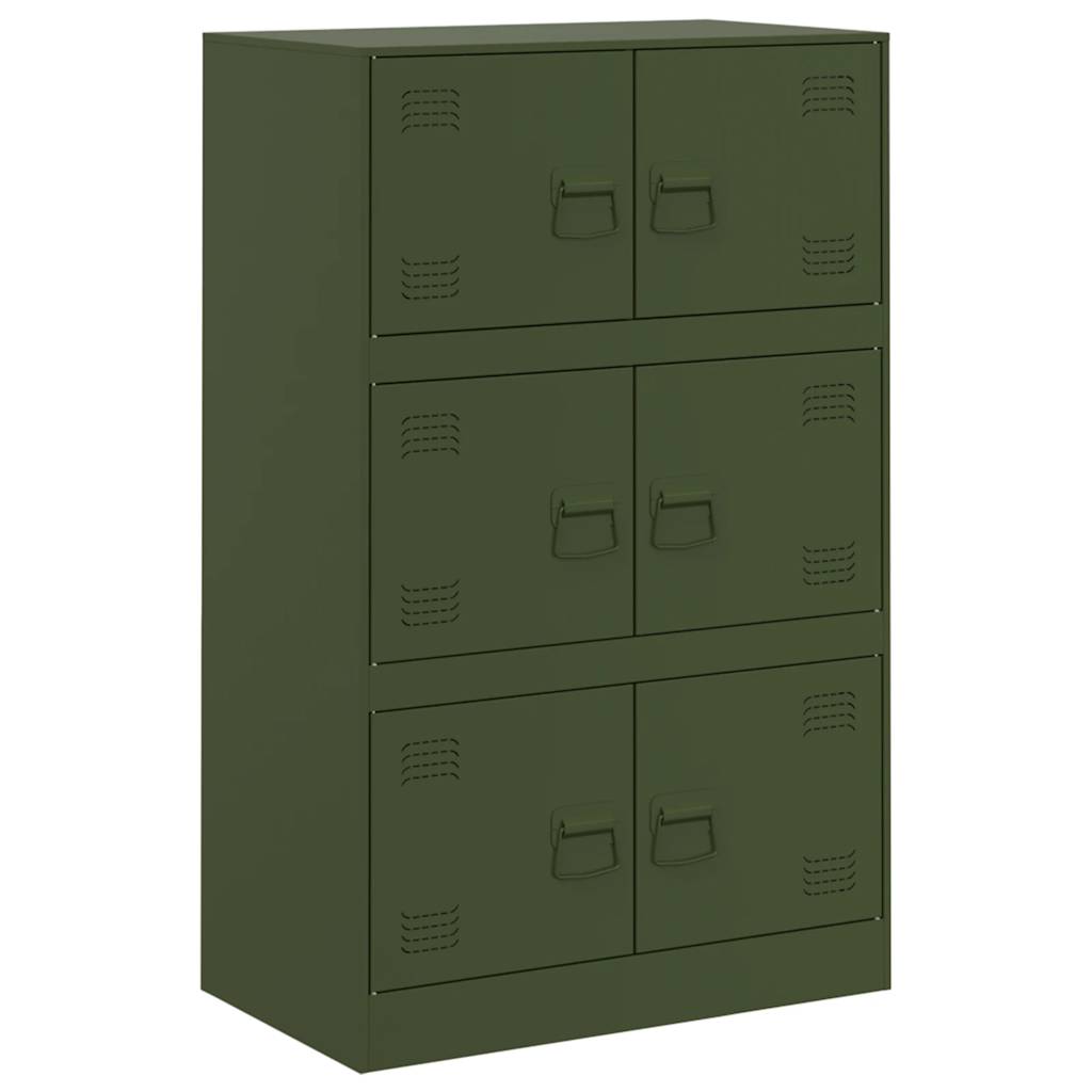 Ντουλάπι Πράσινο Λαδί 67x39x107 εκ. από Ατσάλι