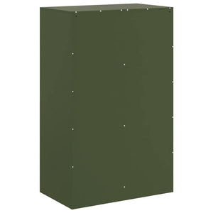 Ντουλάπι Πράσινο Λαδί 67x39x107 εκ. από Ατσάλι