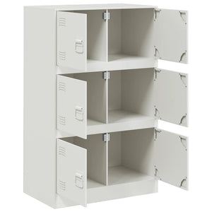 Μπουφές Λευκός 67x39x107 εκ. από Ατσάλι - Pakobazaar