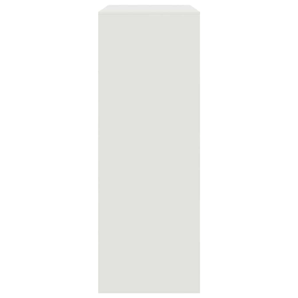 Μπουφές Λευκός 67x39x107 εκ. από Ατσάλι - Pakobazaar
