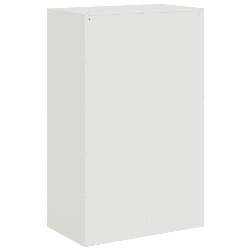 Μπουφές Λευκός 67x39x107 εκ. από Ατσάλι - Pakobazaar