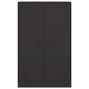 Ντουλάπι Μαύρο 67x39x107 εκ. από Ατσάλι