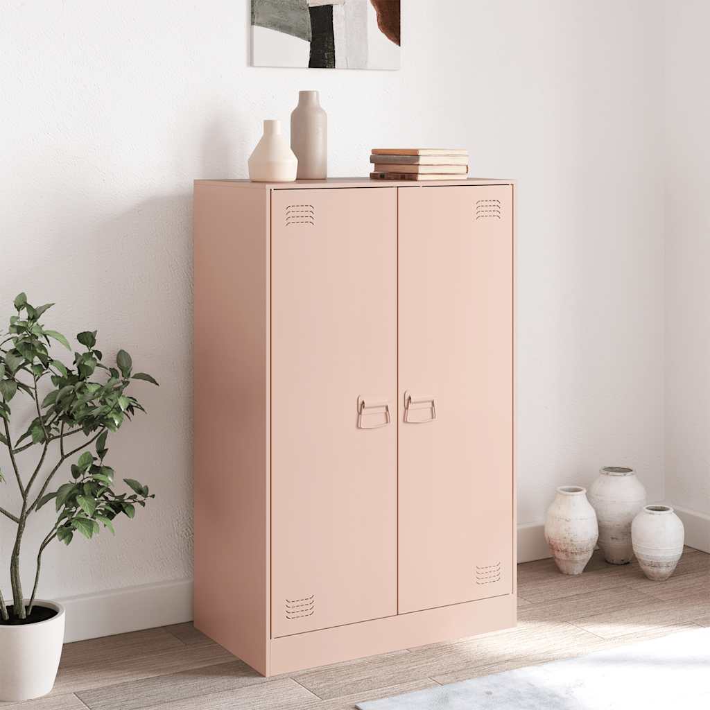 Ντουλάπι Ροζ 67x39x107 εκ. από Ατσάλι - Pakobazaar