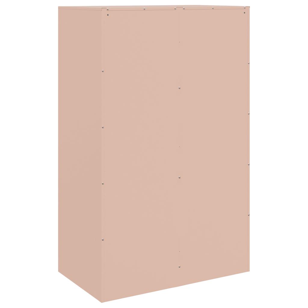 Ντουλάπι Ροζ 67x39x107 εκ. από Ατσάλι - Pakobazaar
