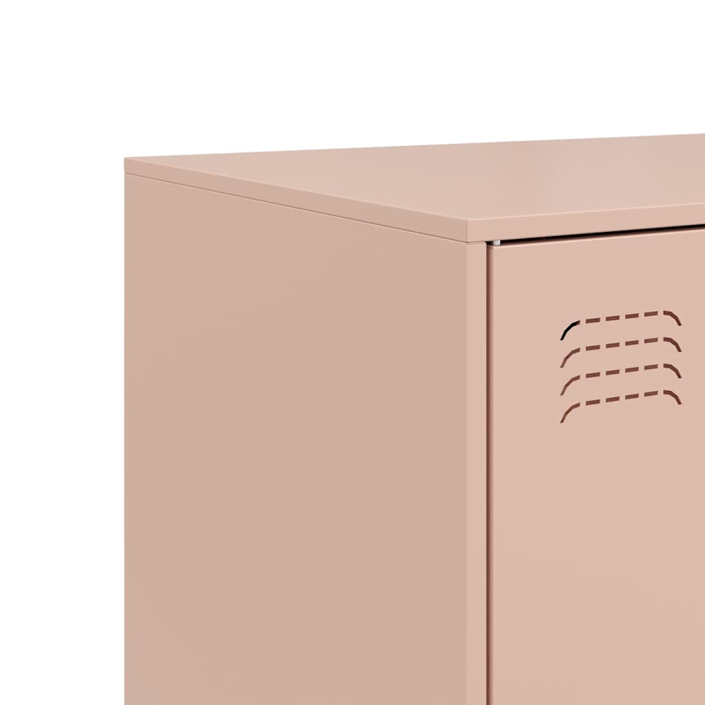 Ντουλάπι Ροζ 67x39x107 εκ. από Ατσάλι - Pakobazaar