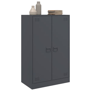 Μπουφές Ανθρακί 67x39x107 εκ. από Ατσάλι - Pakobazaar