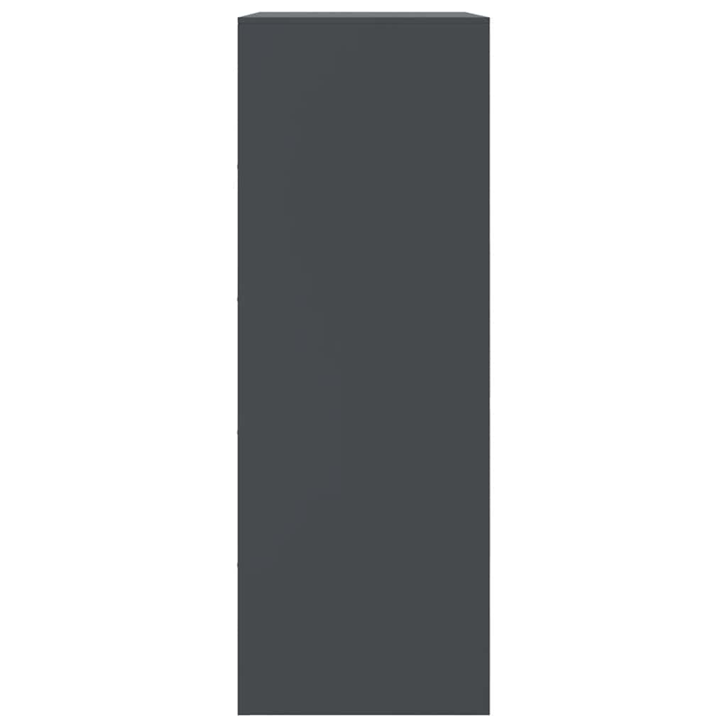 Μπουφές Ανθρακί 67x39x107 εκ. από Ατσάλι - Pakobazaar