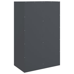 Μπουφές Ανθρακί 67x39x107 εκ. από Ατσάλι - Pakobazaar