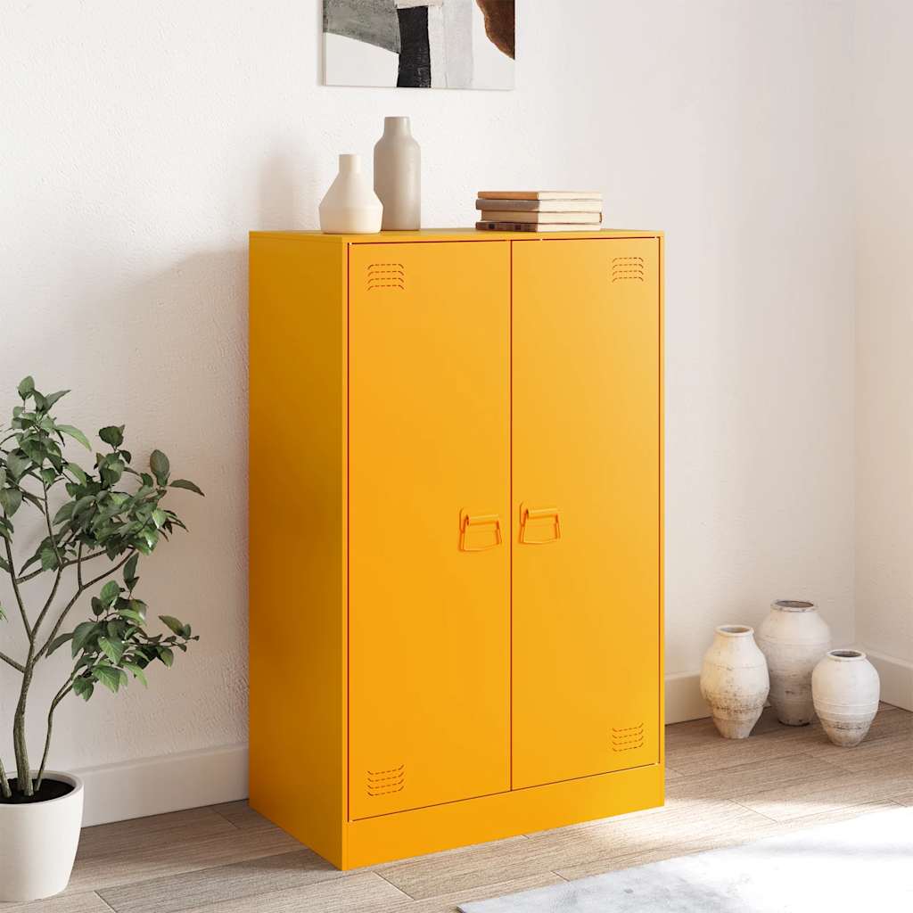 Ντουλάπι Μουσταρδί 67 x 39 x 107 εκ. από Ατσάλι - Pakobazaar