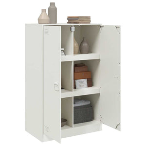 Μπουφές Λευκός 67x39x107 εκ. από Ατσάλι - Pakobazaar