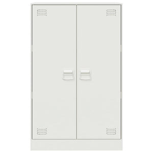 Μπουφές Λευκός 67x39x107 εκ. από Ατσάλι - Pakobazaar