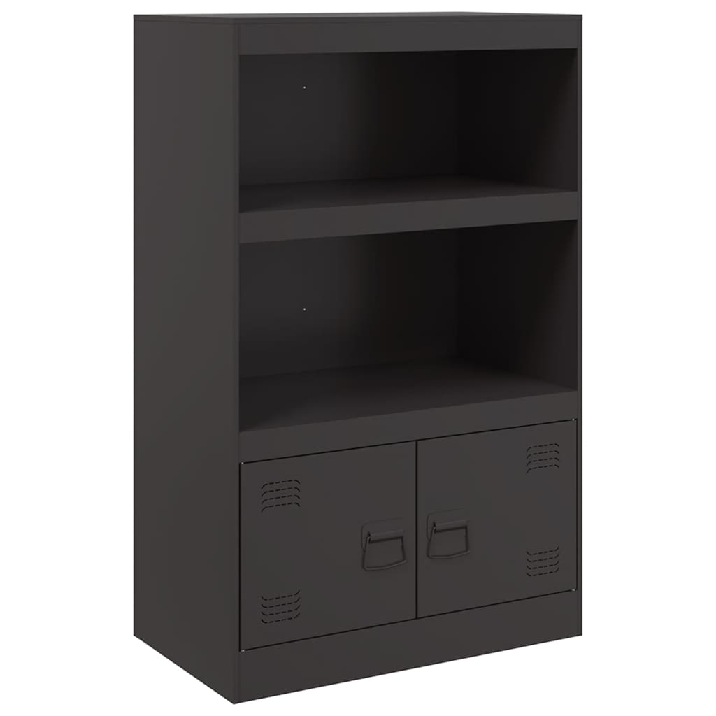 Ντουλάπι Μαύρο 67x39x107 εκ. από Ατσάλι