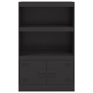 Ντουλάπι Μαύρο 67x39x107 εκ. από Ατσάλι