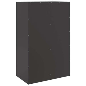 Ντουλάπι Μαύρο 67x39x107 εκ. από Ατσάλι