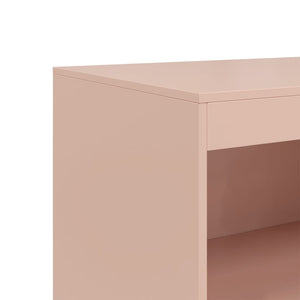 Ντουλάπι Ροζ 67x39x107 εκ. από Ατσάλι