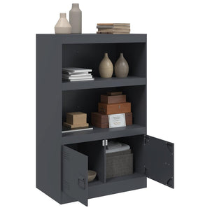 Μπουφές Ανθρακί 67x39x107 εκ. από Ατσάλι - Pakobazaar