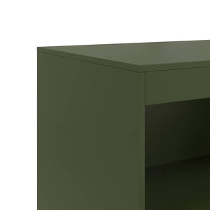 Ντουλάπι Πράσινο Λαδί 67x39x107 εκ. από Ατσάλι