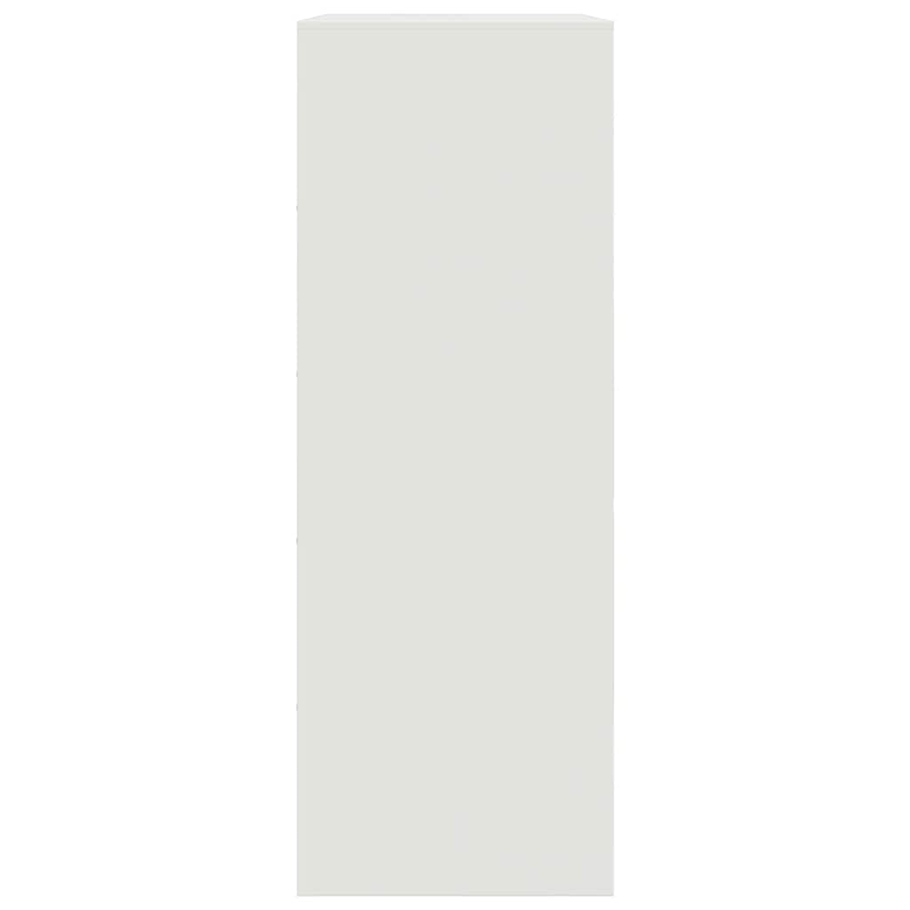 Μπουφές Λευκός 67x39x107 εκ. από Ατσάλι