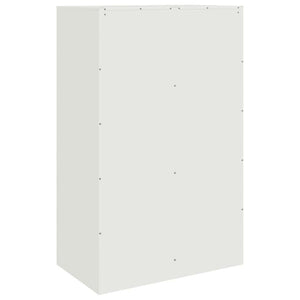 Μπουφές Λευκός 67x39x107 εκ. από Ατσάλι