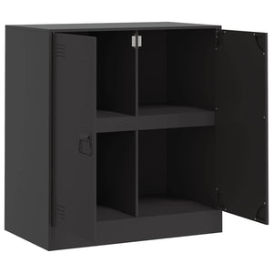 Ντουλάπι Μαύρο 67 x 39 x 73 εκ. από Ατσάλι