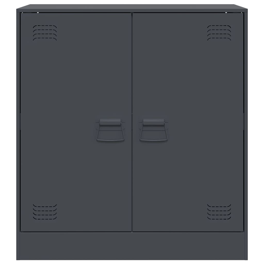 Μπουφές Ανθρακί 67x39x73 εκ. από Ατσάλι
