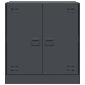 Μπουφές Ανθρακί 67x39x73 εκ. από Ατσάλι