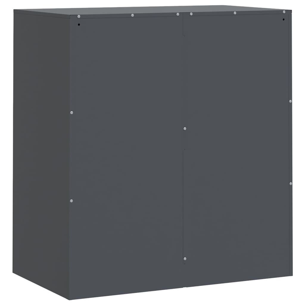 Μπουφές Ανθρακί 67x39x73 εκ. από Ατσάλι