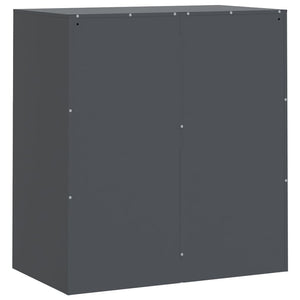 Μπουφές Ανθρακί 67x39x73 εκ. από Ατσάλι