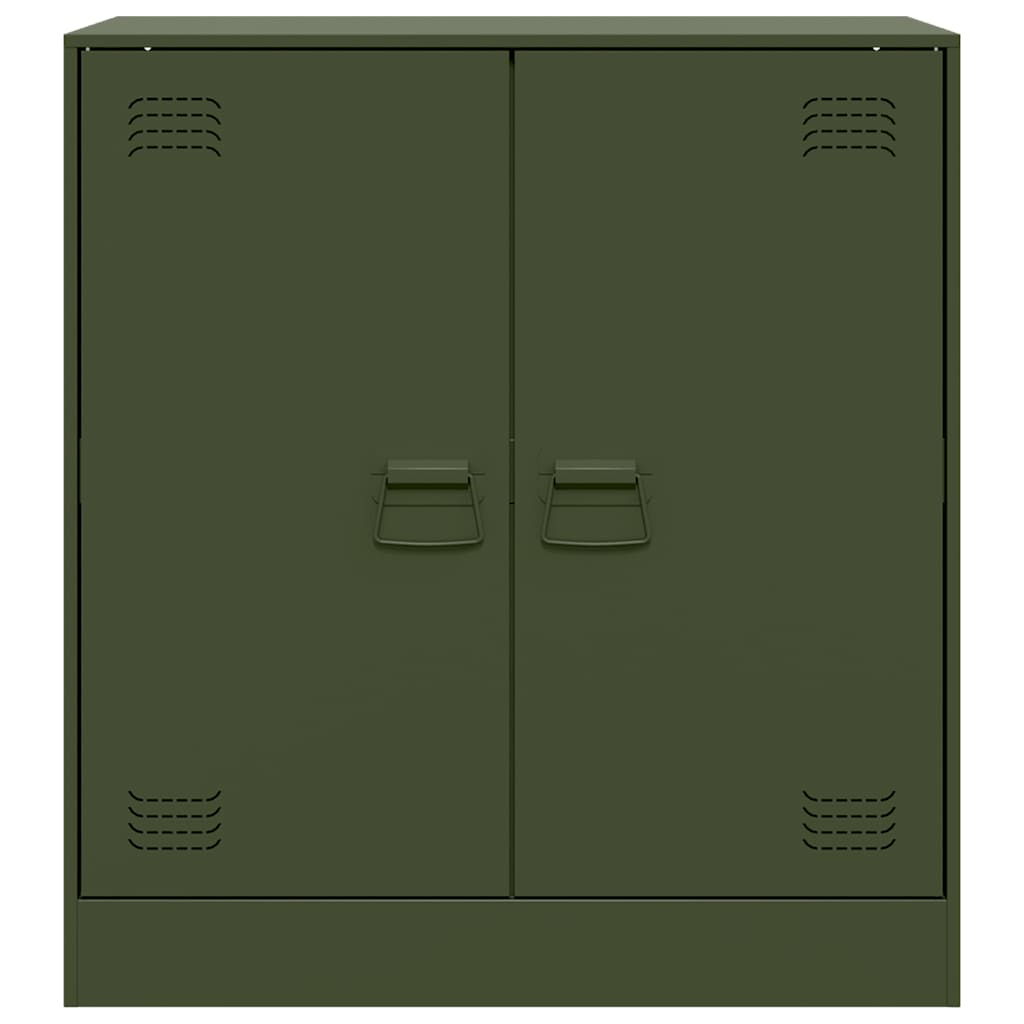 Ντουλάπι Πράσινο Λαδί 67x39x73 εκ. από Ατσάλι - Pakobazaar