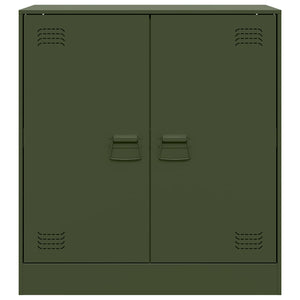 Ντουλάπι Πράσινο Λαδί 67x39x73 εκ. από Ατσάλι - Pakobazaar