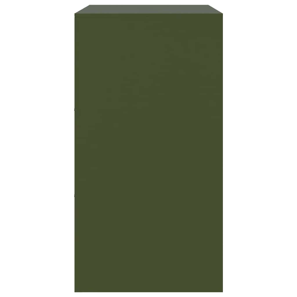 Ντουλάπι Πράσινο Λαδί 67x39x73 εκ. από Ατσάλι - Pakobazaar